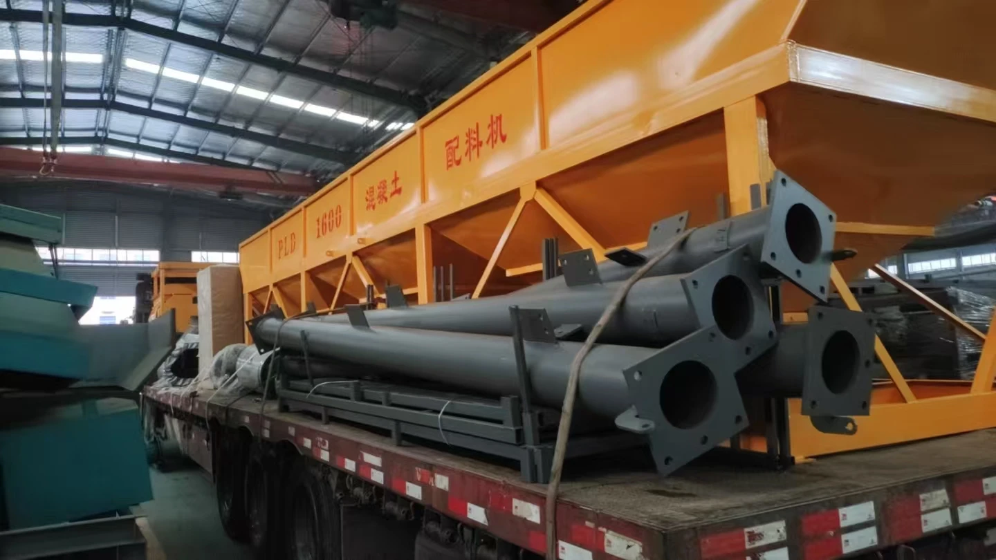 HZS50混凝土搅拌站发往吉林